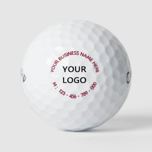 Custom Business Logo Name Info Golf Balls Stamp Golfball