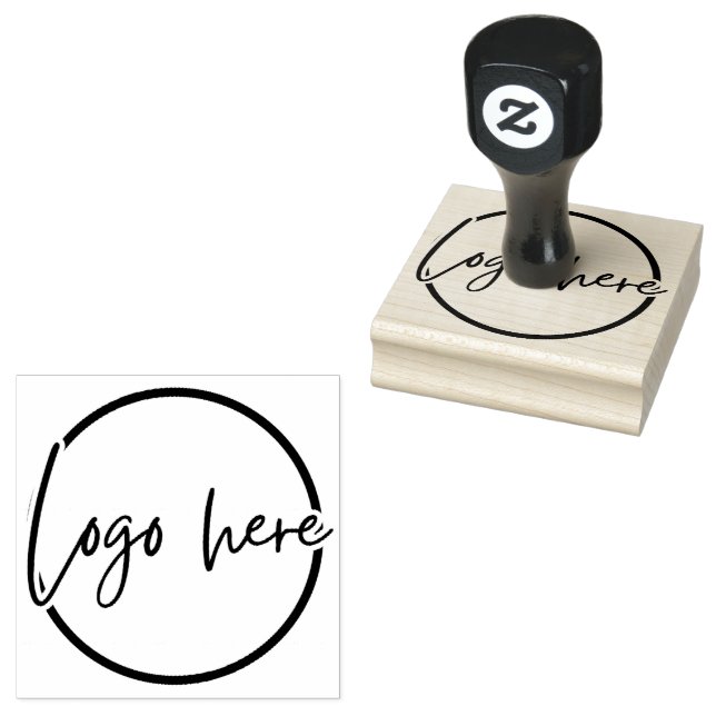 Custom Business Logo Rubber Stamp Gummistempel (Stempel)