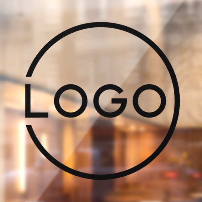 Custom Business Logo Window Cling Fensteraufkleber (Blatt 2)