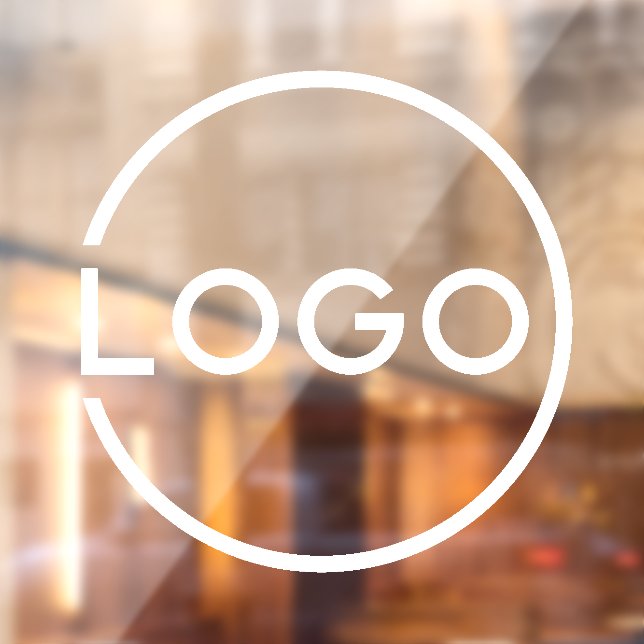 Custom Business Logo Window Cling Fensteraufkleber (Blatt 2)