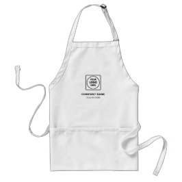 Custom Business Name Logo Modern Branding Apron Schürze