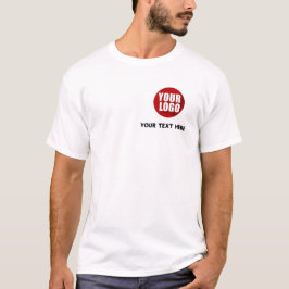 Custom Business Simple Logo Text T-Shirt