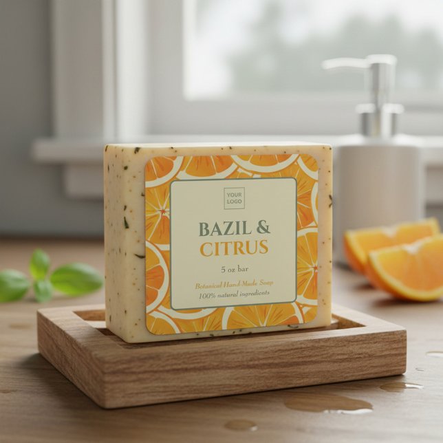 Custom Business Sticker for Handmade Soap (Von Creator hochgeladen)