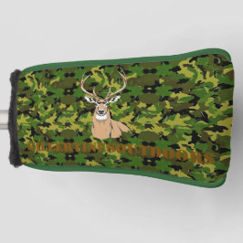 CUSTOM CAMO PUTTER COVER GOLF HEADCOVER