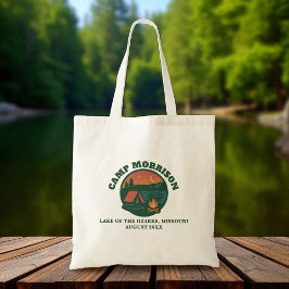 Custom Camp Lake Bachelorette Ausflug Green Tragetasche