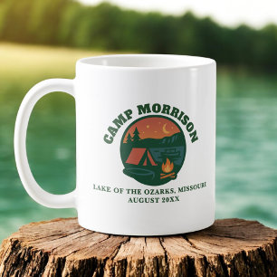 Custom Camp Lake Bachelorette Kaffeetasse