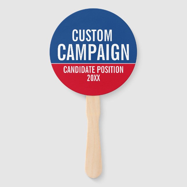 Custom Campaign Gear - Basic Red Blue Parade Fächer (Vorderseite)