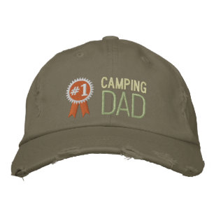 Custom Camping Vatertag / Geburtstag Vater Bestickte Kappe