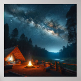 Custom Campingwall Poster