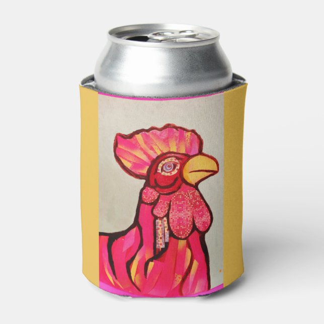 Custom Can Cooler mit Red Rooster Dosenkühler (Kanne Vorderseite)