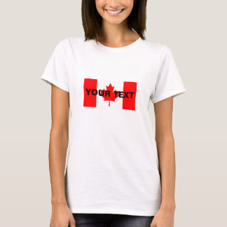 Custom Canada Flag T-Shirt