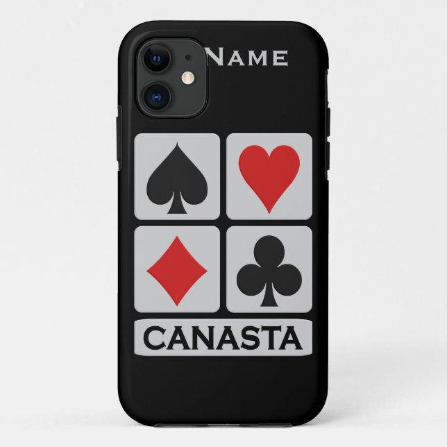 Custom Canasta Player iPhone 5 Case-Mate Hülle (Rückseite)