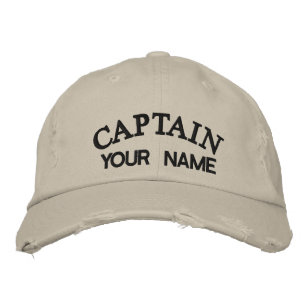 CUSTOM CAPTAIN - bestickter Hut