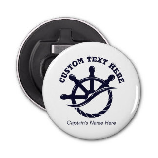 Custom Captain Boat Nautical Gift Flaschenöffner
