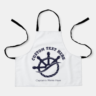 Custom Captain Boat Nautical Gift Schürze