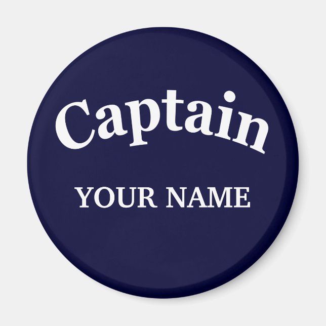 CUSTOM CAPTAIN MAGNET (Vorne)