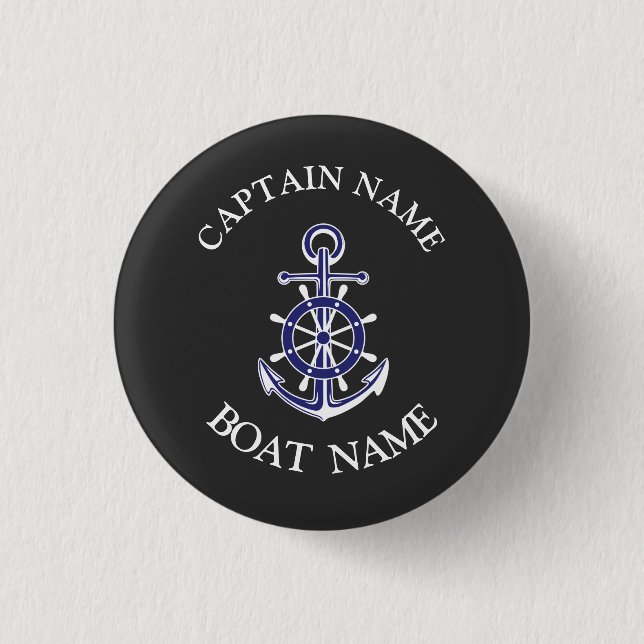 Custom Captain Sailor Buttons (Vorderseite)