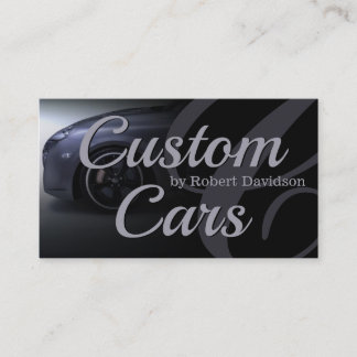 Custom car wrap business card visitenkarte