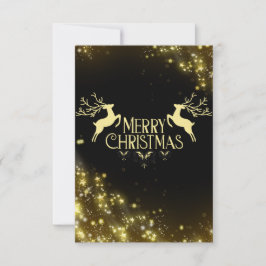 Custom Card 2021 Weihnachts-Rentiergeschenke RSVP Karte