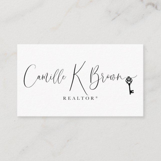 Custom Card Design | Not Editable Zazzle Template Visitenkarte (Vorderseite)