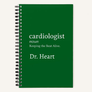 Custom Cardiologist Funny Behielt die Beat Alive Notizbuch
