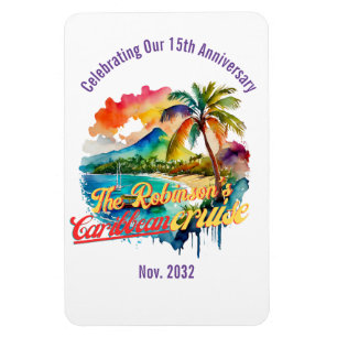 Custom CARIBBEAN CRUISE Door   Beibehalten Magnet