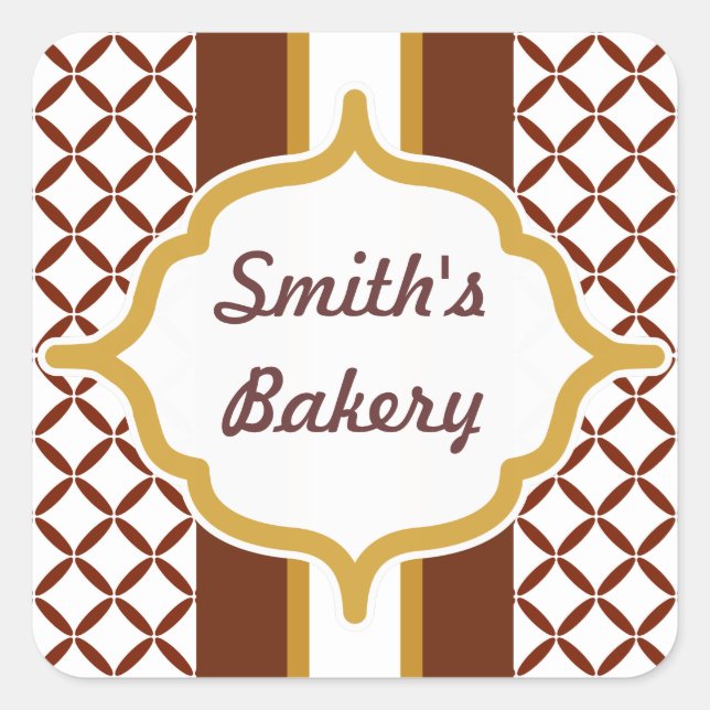 Custom Carmel Chocolate Sticker (Vorderseite)