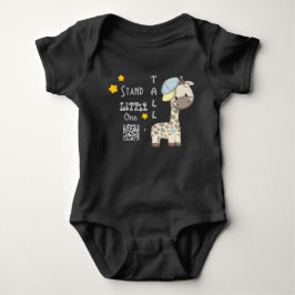 Custom Cartoon Baby Boy Giraffe Baby Bodysuit Strampler
