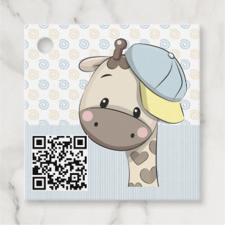 Custom Cartoon Baby Boy Giraffe Geschenkanhänger