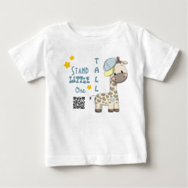 Custom Cartoon Baby Boy Giraffe T-shirt