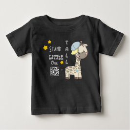 Custom Cartoon Baby Boy Giraffe T-shirt