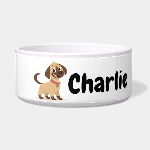 Custom Cartoon Dog Napf