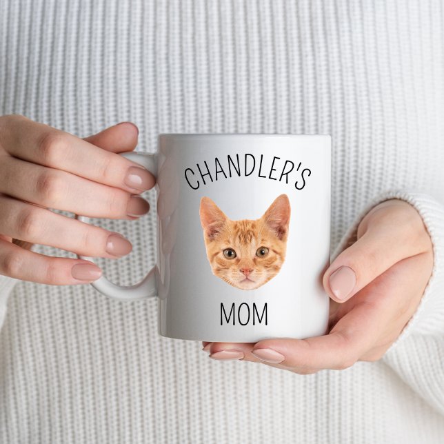Custom Cat Mama Mutter Cat Lover Geschenk für Frau Tasse (Von Creator hochgeladen)