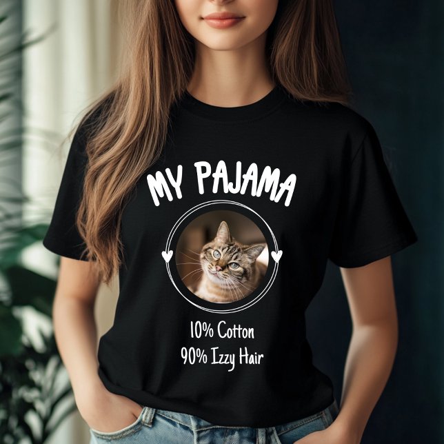 Custom Cat Pajama - Personalisiertes Beigeschenk f T-Shirt (Von Creator hochgeladen)