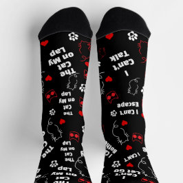 Custom Cat Socks for Cat Lovers! Funny Cat Socks Socken