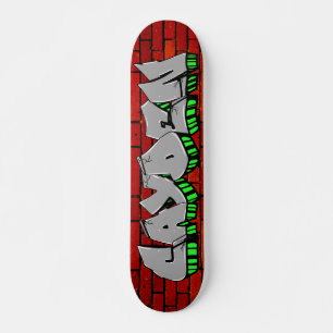 CUSTOM CAYDEN GRAFFITI SKATEBOARD