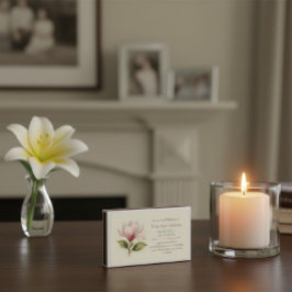 Custom Celebration of Life Memorial Matchboxes