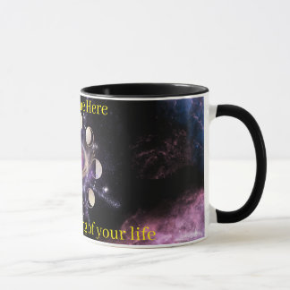 Custom Celestial Moon Phases Spiritual Coffee Mug Tasse