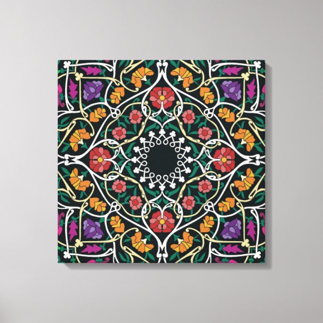 Custom Celtic Knot Abstrakt Wrapped Canvas Leinwanddruck (Vorderseite)