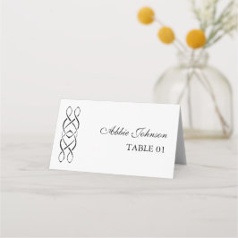 Custom Celtic Knot Wedding Place Card Platzkarte