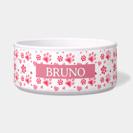 Custom Ceramic Pet Bowl – Personalized Dog & Cat Napf