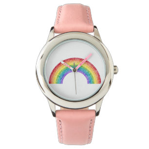 CUSTOM CHALKBOARD RAINBOW WATCH ARMBANDUHR