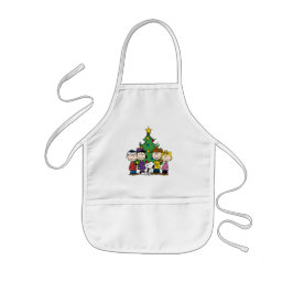 Custom Charlie Brown und Freunde Winter Geburtstag Kinderschürze