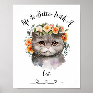 Custom Chat Pet Wall Art Poster