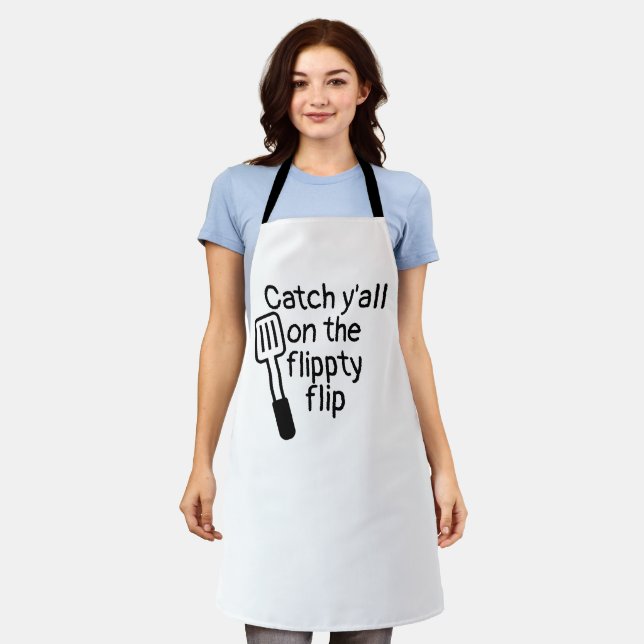 Custom Chef Apron - Personalized Name Cooking Schürze (Getragen)