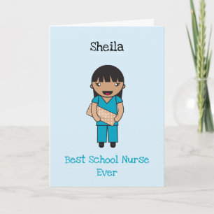 Custom Chibi Front Line Mitarbeiter Vielen Dank Karte