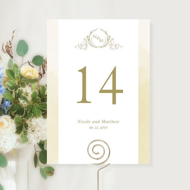 Custom, Chic Champagne Monogram Wedding (Von Creator hochgeladen)