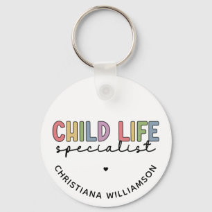 Custom Child Life Specialist CCLS-Geschenk Schlüsselanhänger
