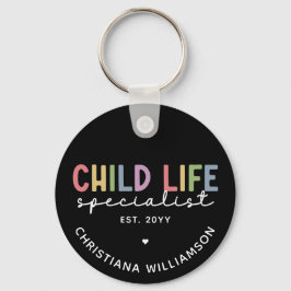 Custom Child Life Specialist CCLS-Geschenk Schlüsselanhänger