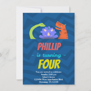 Custom Childs Birthday Card Animals Hats Cartoon Einladung